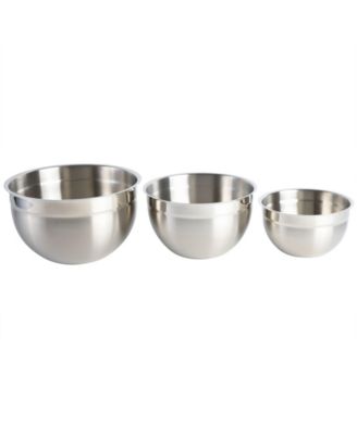3 Piece Stainless Steel Mixing Bowl Set