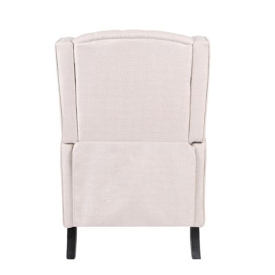 1 Count Fabric Mid-Century Modern Wingback Pushback Recliner