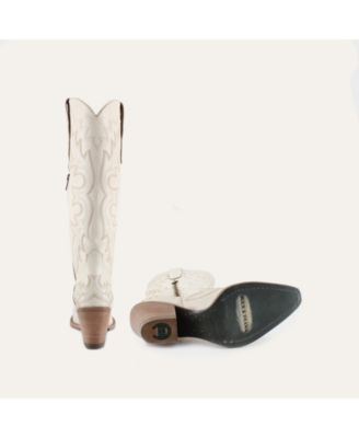 Samira Leather Cowgirl Boots - Chic Western Style & Comfort By