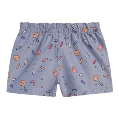 Little Girls Dreamworks T-Shirt and Chambray Shorts Outfit Set