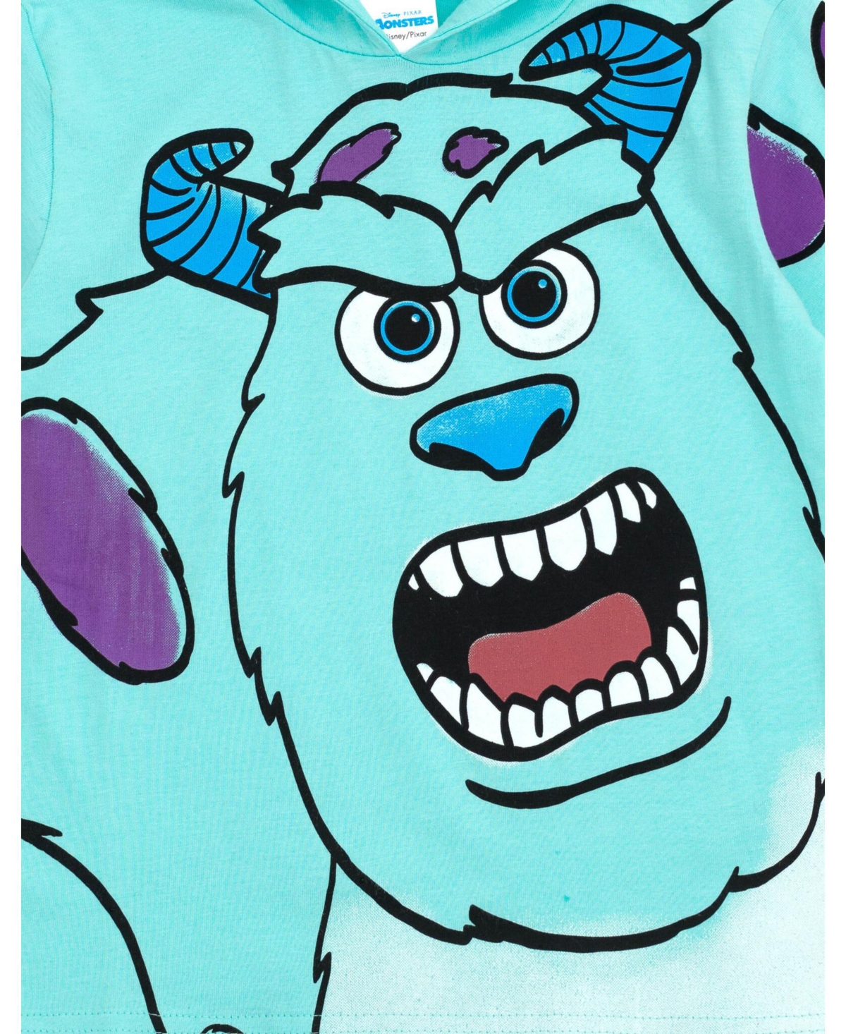 Disney Toddler Boys Hooded T-Shirt and French Terry Shorts Outfit Set to (2T - 10-12) - Sulley  mike