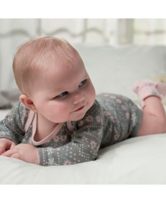 Baby Girls Long Sleeve Onesies Bodysuits, 6-Pack