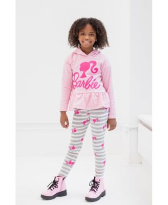 Girls Fleece Hoodie and Leggings Outfit Set
