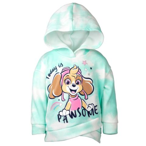 Детский комплект Paw Patrol Girls' 2-Piece Fleece Hoodie and Leggings Set, цвет: Аквамариновый тёмно-синий