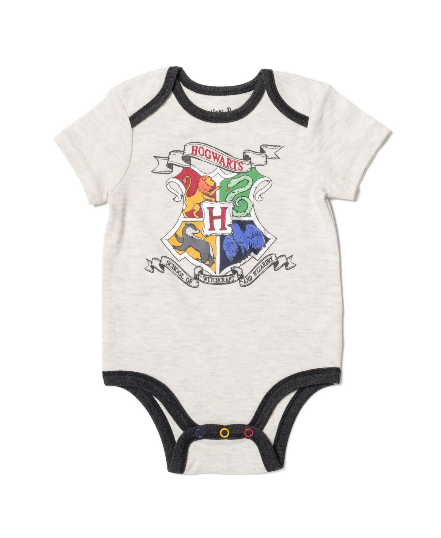Детский комплект Harry Potter для малыша: боди, брюки и шапка, 3 предмета, цвет: Белый / Серый — фото 6
