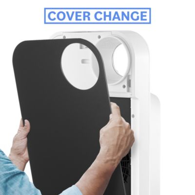 Ovalair Custom Air Purifier Face Cover - Deco jet black