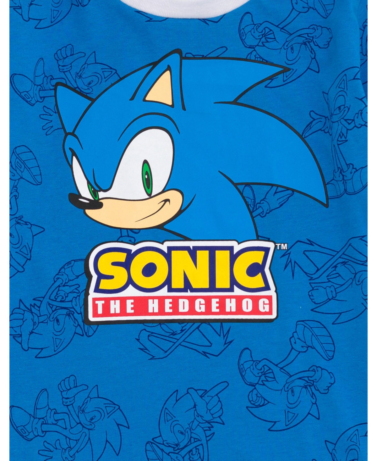 Sega Little Boys Sonic the Hedgehog Hangdown T-Shirt to