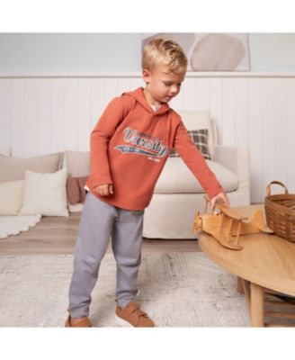 Toddler Boys Top, Hooded Long Sleeve and Joggers, 3-Piece Set