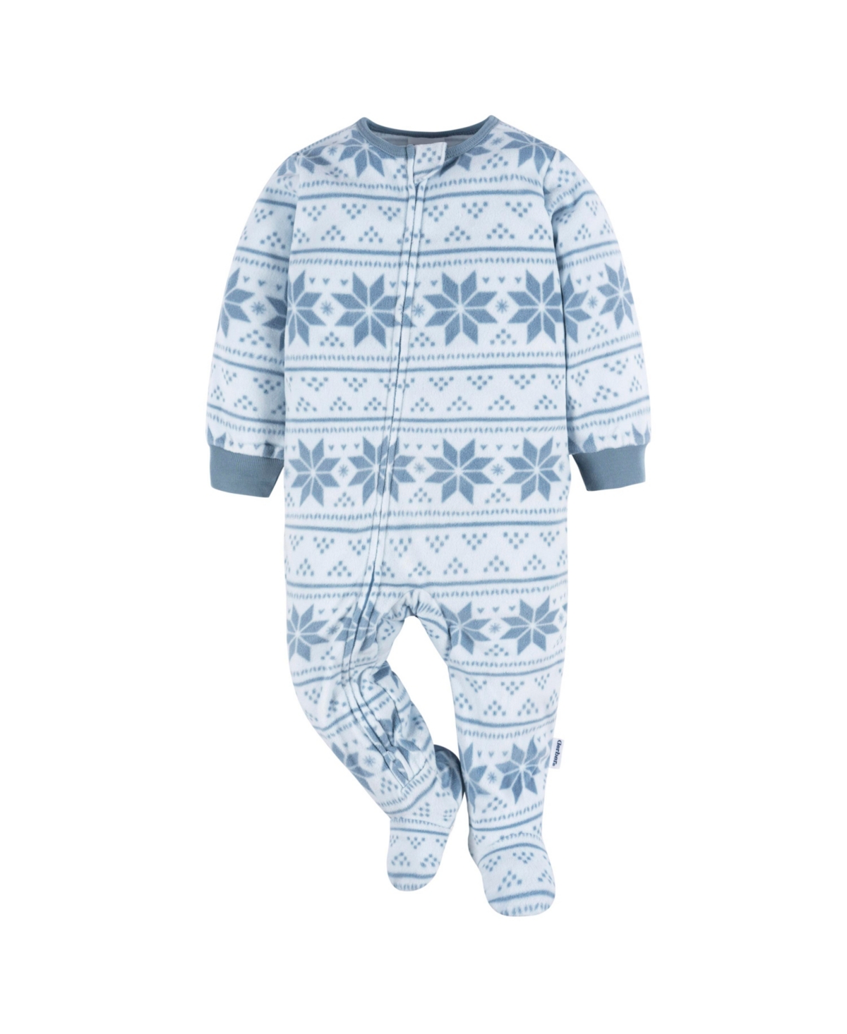 Gerber Baby Boys Baby Blanket Sleepers, 2-pack -fair isle