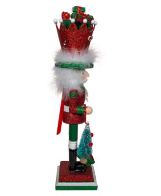 18-Inch Hollywood Nutcrackers with Presents Crown