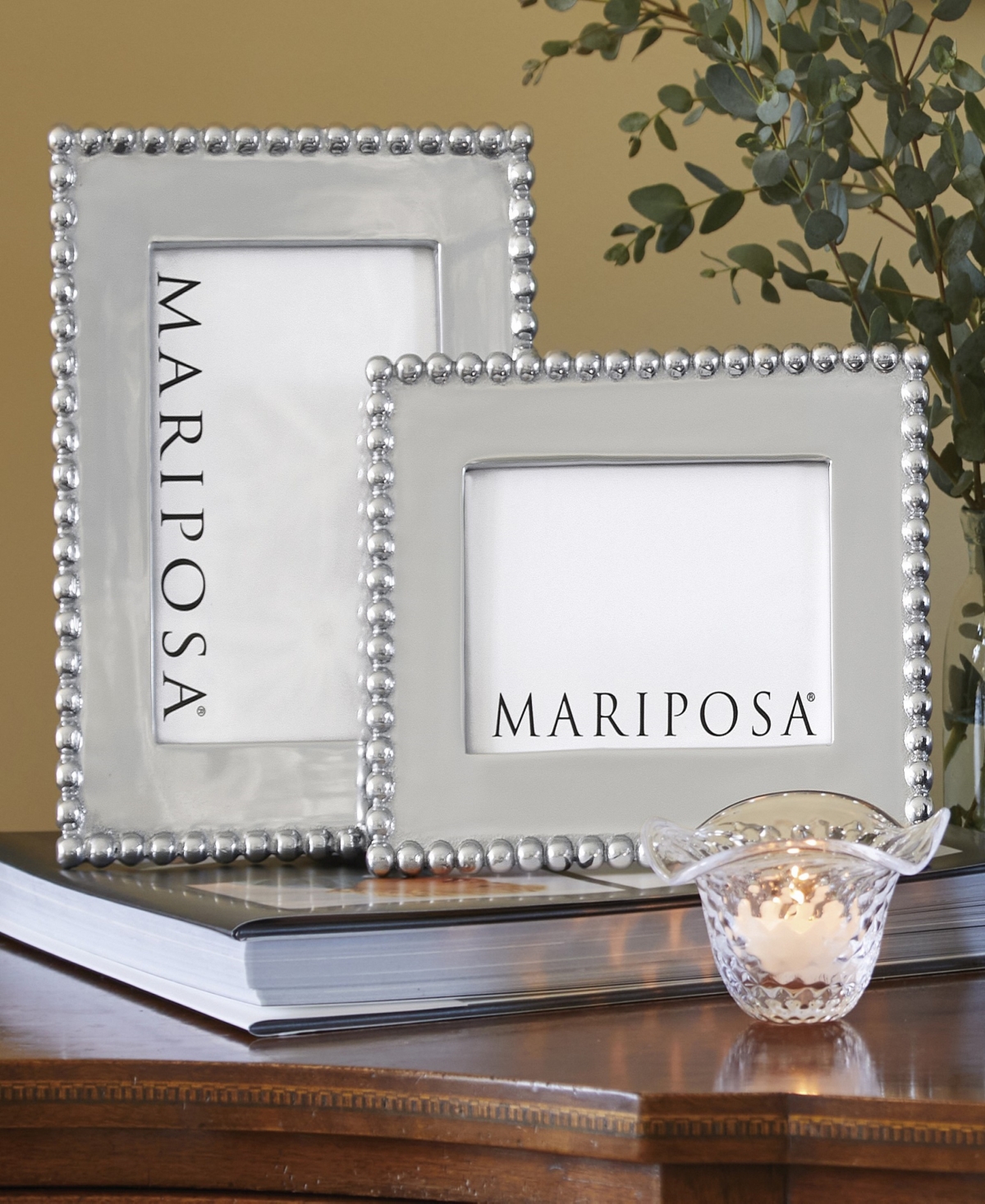 Mariposa Pearled Wide Frame, 5"x7"
