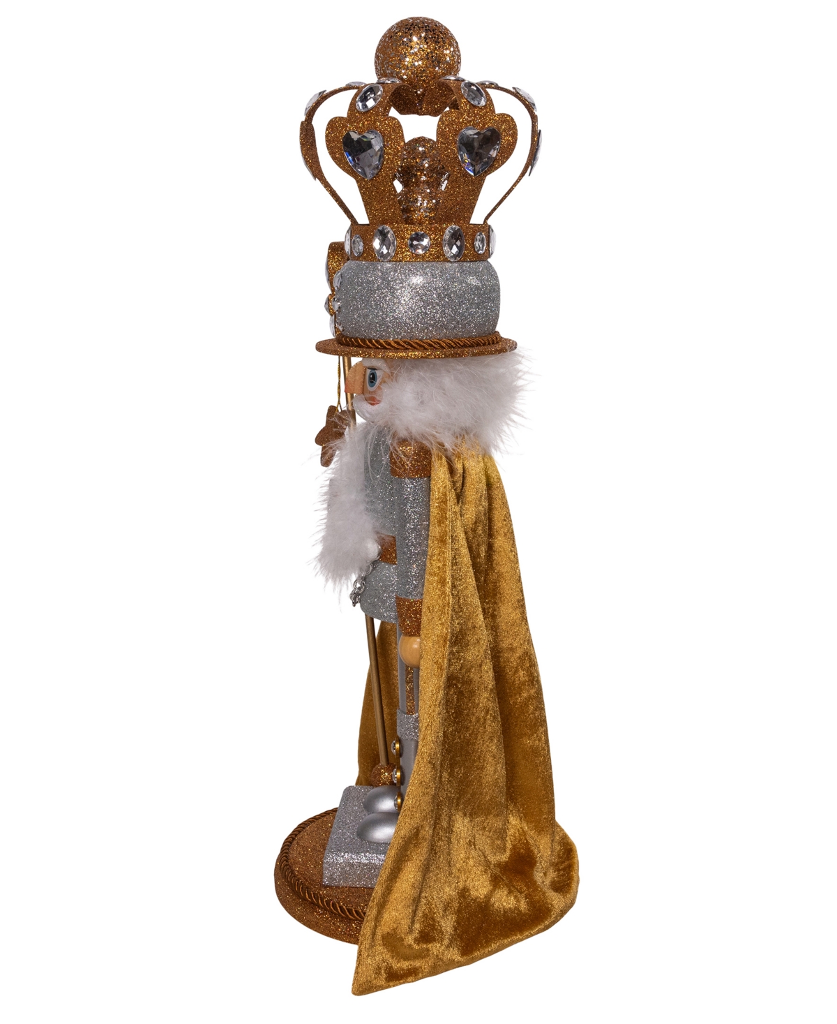 Kurt Adler 20-inch Hollywood King Nutcracker In Gold