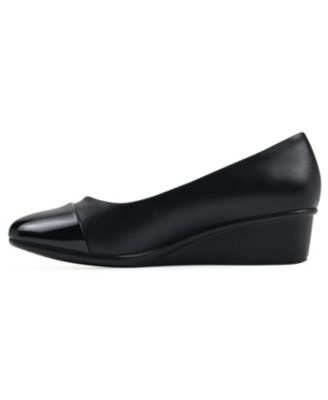 Women's Bolivia Cap Toe Wedge Pumps