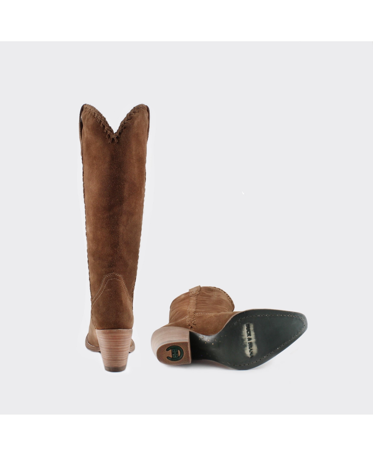 Buck & Brana Kenia Cowgirl Leather Boots - Elegant Western Footwear By