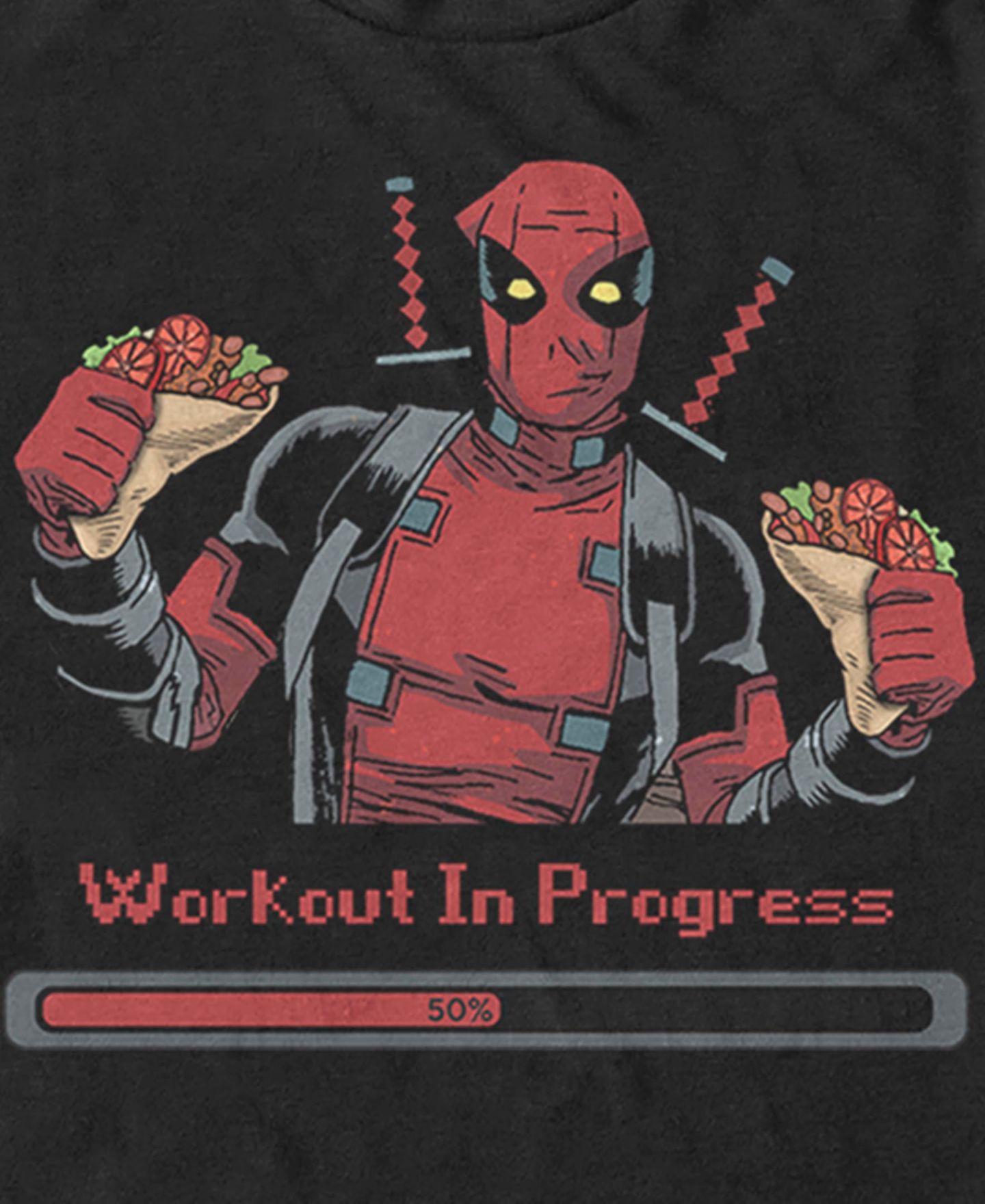 Мужская футболка Fifth Sun DeadPool Progress Short Sleeve, цвет: Чёрный — фото 3