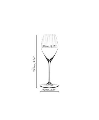 Performance Champagne Glasses, Set of 2