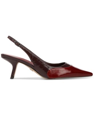 Women's Bayley Slingback Kitten-Heel Pumps
