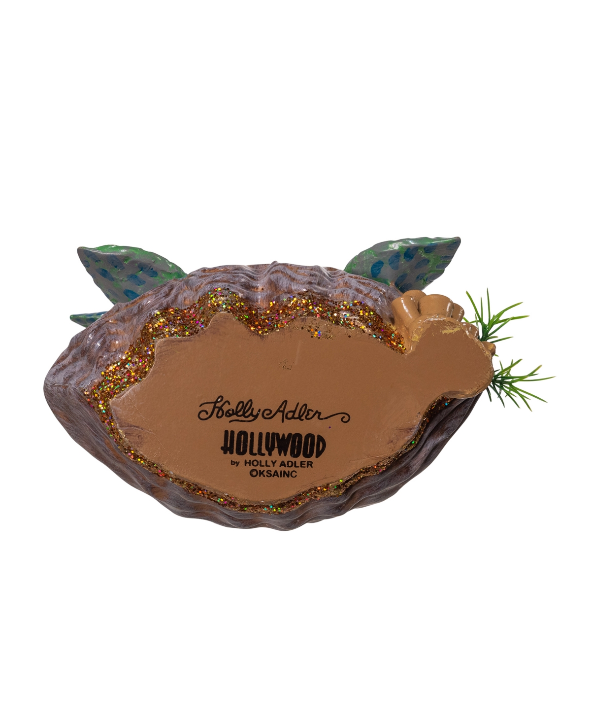Kurt Adler 16-inch Hollywood Sea Turtle Nutcracker In Green
