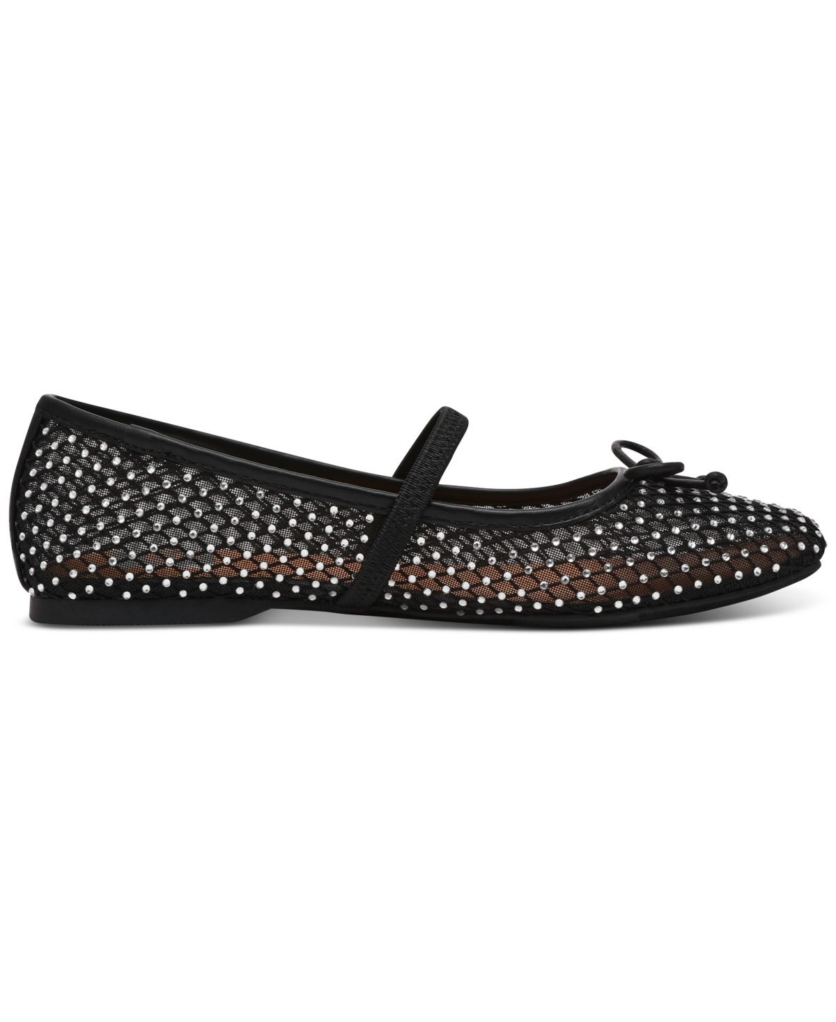 Dv Dolce Vita Women's Maleeya Rhinestone Mesh Bow Ballet Flats