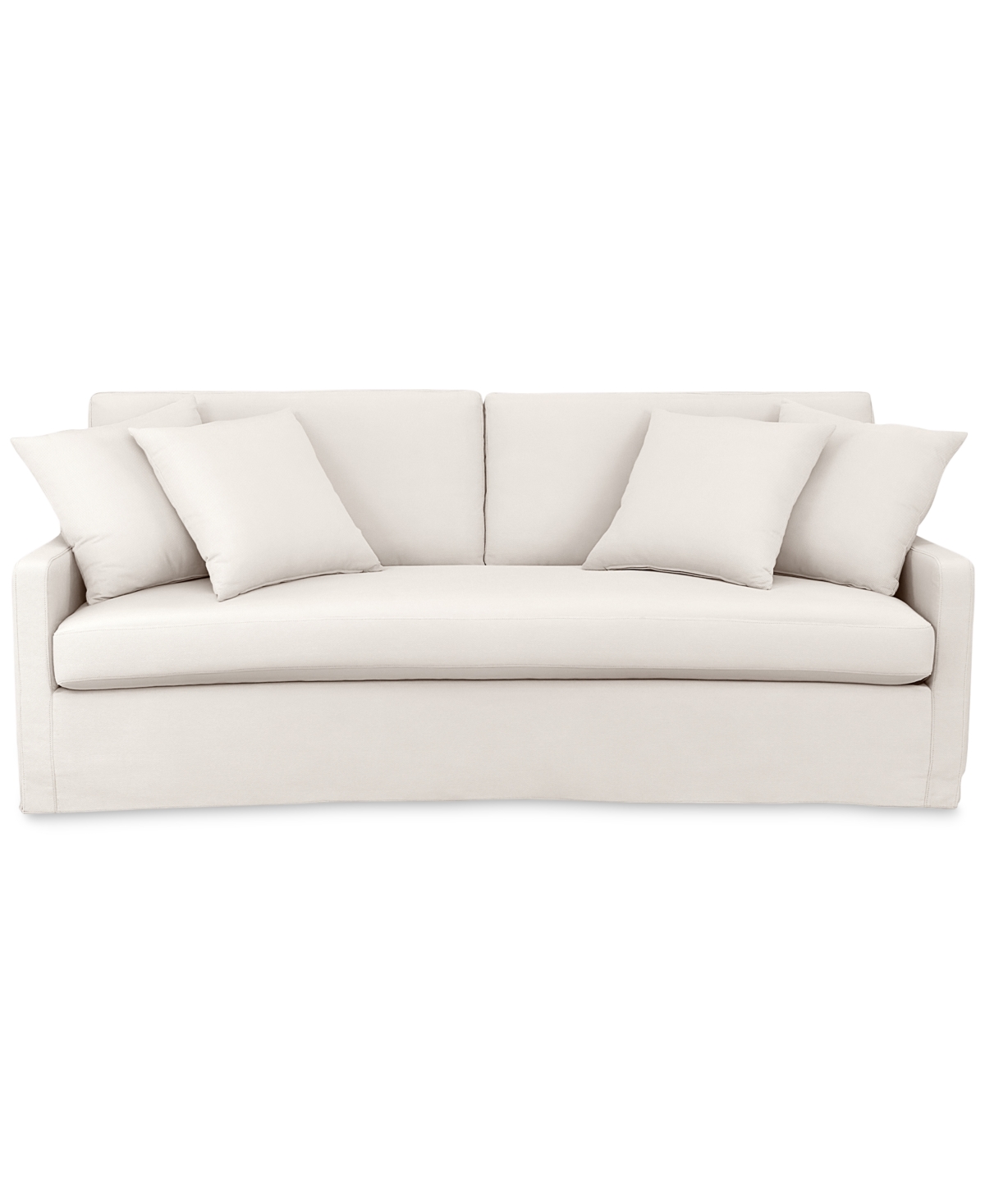Macy's Keiffer 90" Fabric Sofa, Created For  In Lily Natural