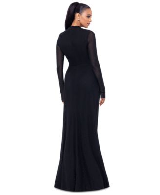 Women's Embellished Ruched Gown