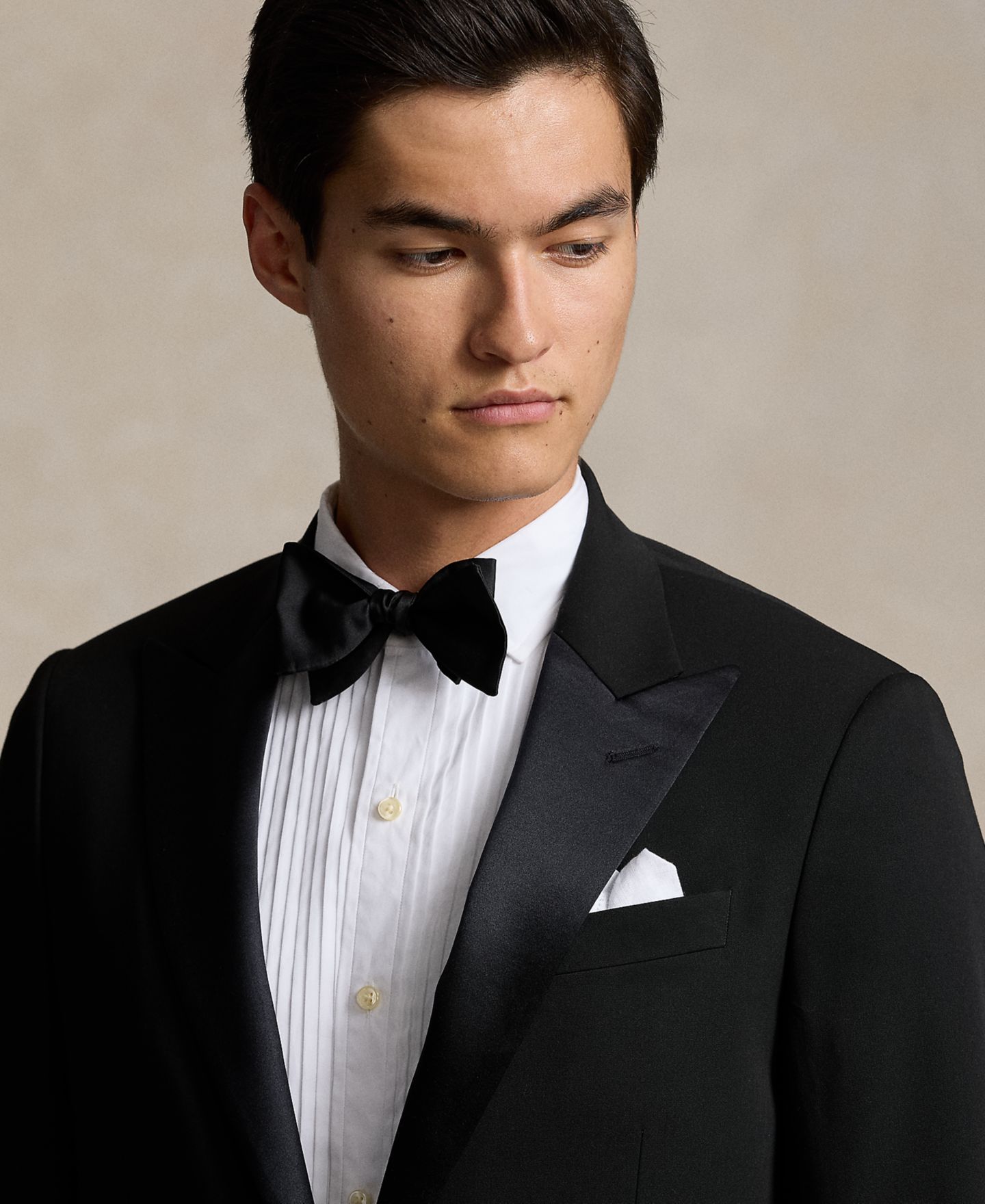 Мужской смокинг Polo Ralph Lauren Modern Performance из твила, цвет: Чёрный — фото 4