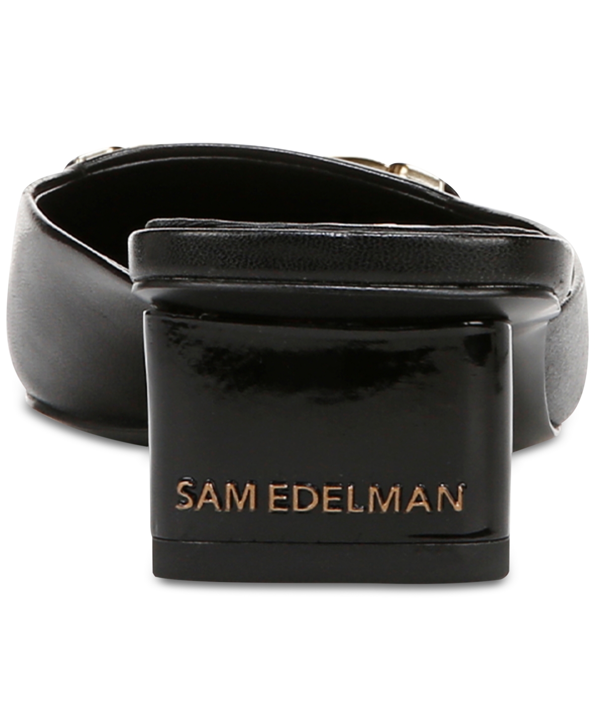 Shop Sam Edelman Women's Ollie Square-toe Mules In Black