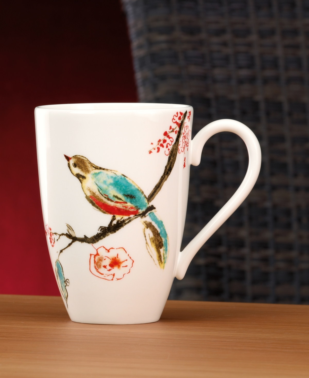 Lenox Chirp Mugs, Set Of 4 In White