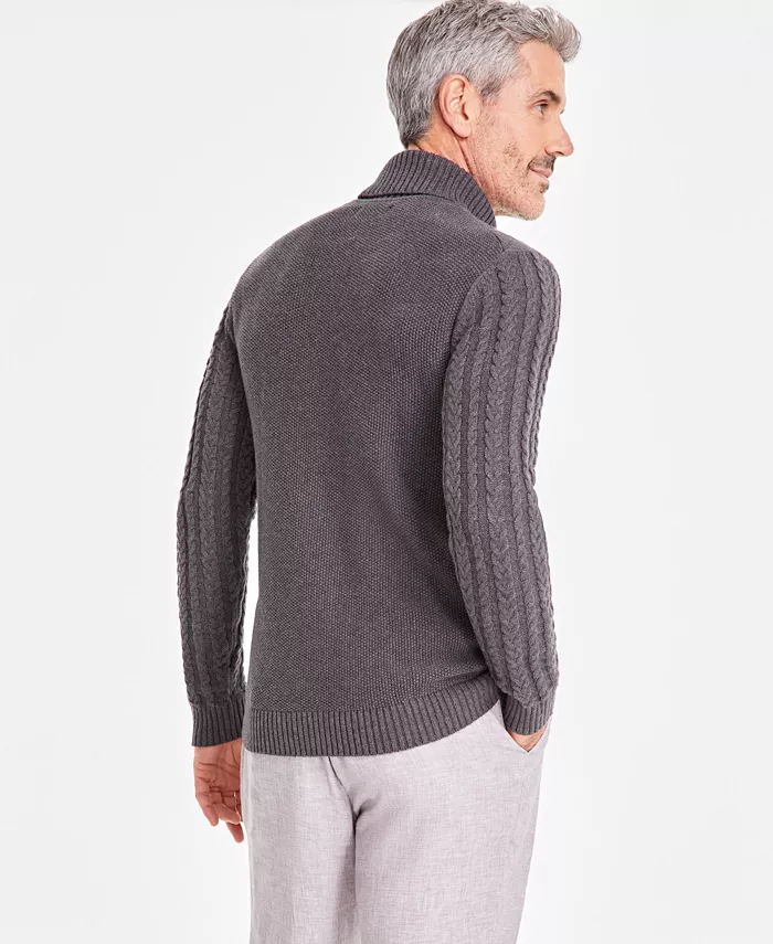 Men's Chunky Turtleneck Sweater - thumbnail 5