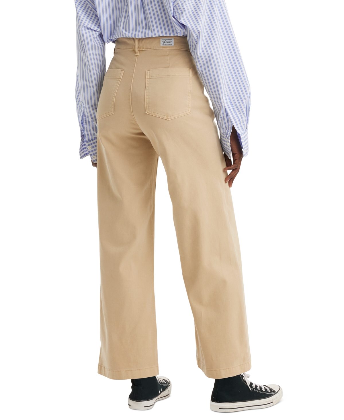 Levi's Women's High-Rise Chino Shady Khaki Pants
