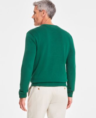 Men's Textured Cotton Sweater