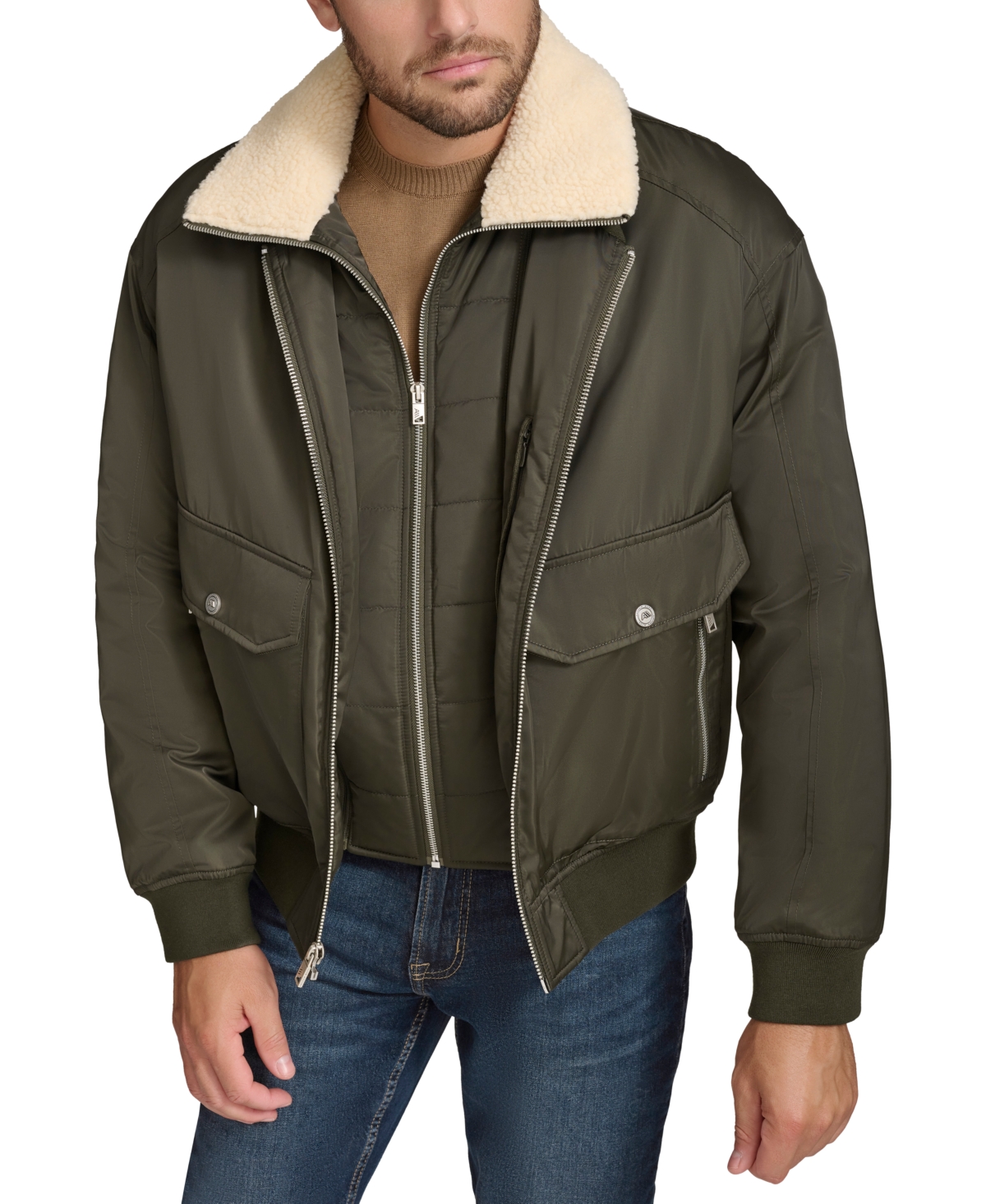 MARC NEW YORK MEN'S GRAFTON AVIATOR JACKET 