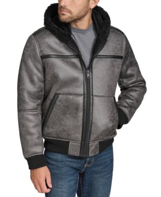 Marc New York Men's Mapleton Faux-Shearling Jacket - Macy's