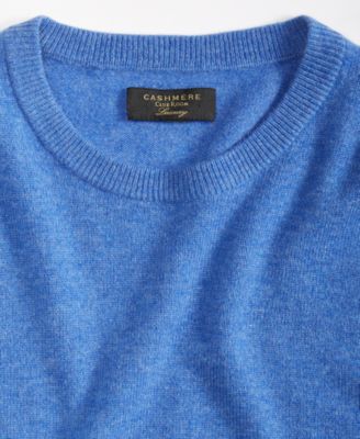 Men's Crewneck 100% Cashmere Sweater, Macy's Exclusive