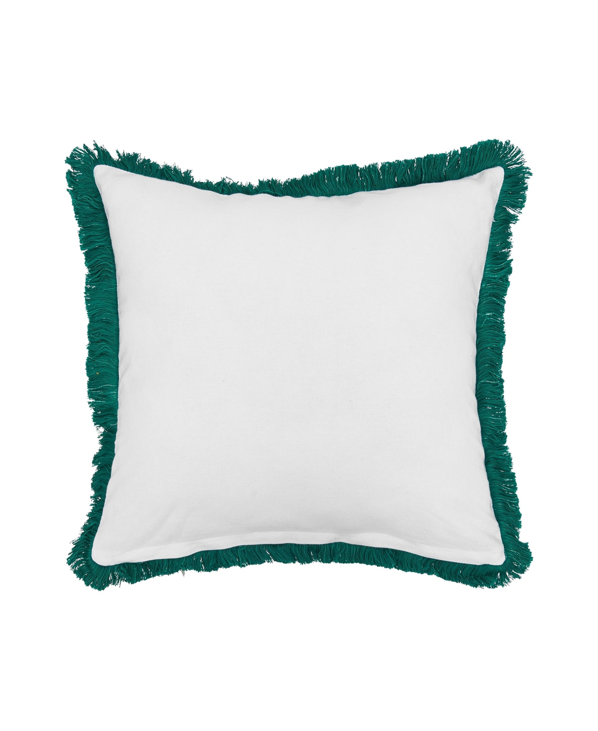 18" x 18" Bunny Floral Spring Printed and Embellished Spring Easter Themed Accent Throw Pillow