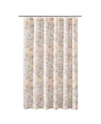 Sisal Abstract Print Shower Curtain Set, 13-Pc.