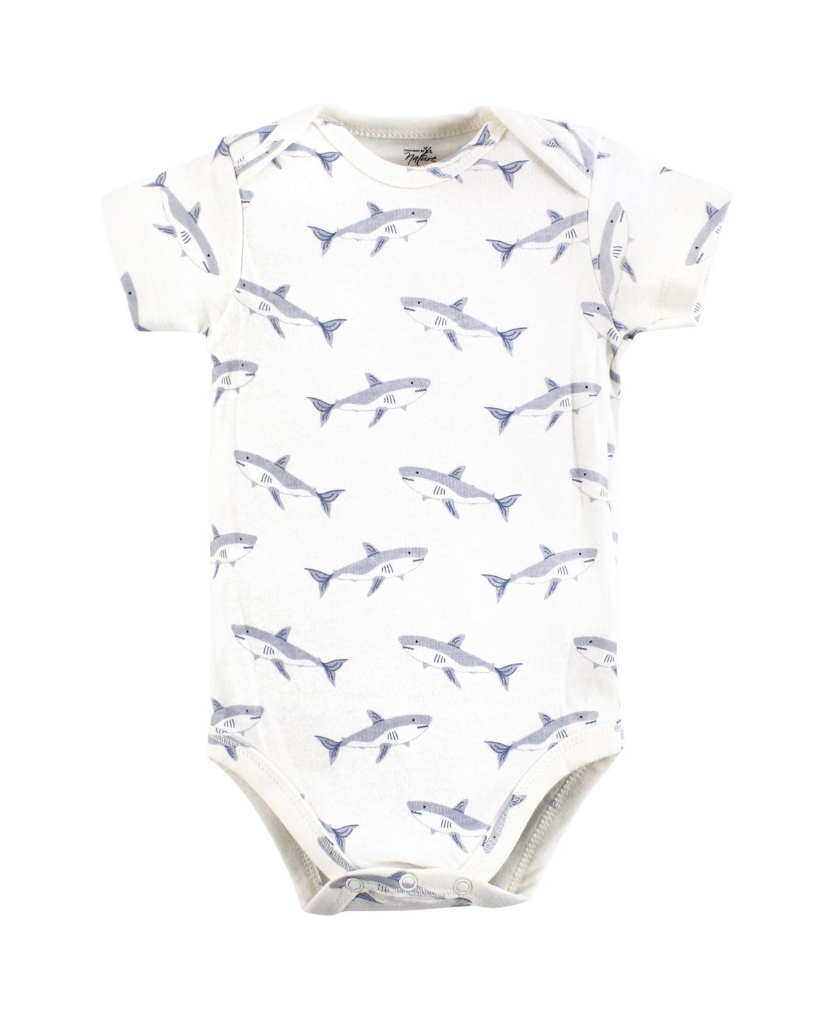Touched by Nature Baby Boys Organic Cotton Bodysuits, Months - Mystic sea creatures
