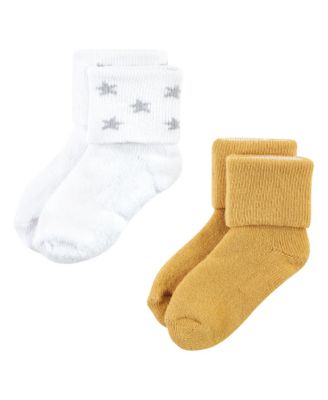 Baby Boys Hudson Unisex 12-Pair Set of Grow with Me Socks