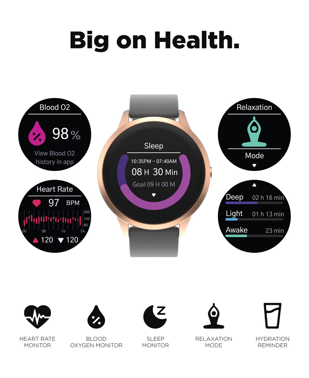 Itouch unisex smart watch hot sale