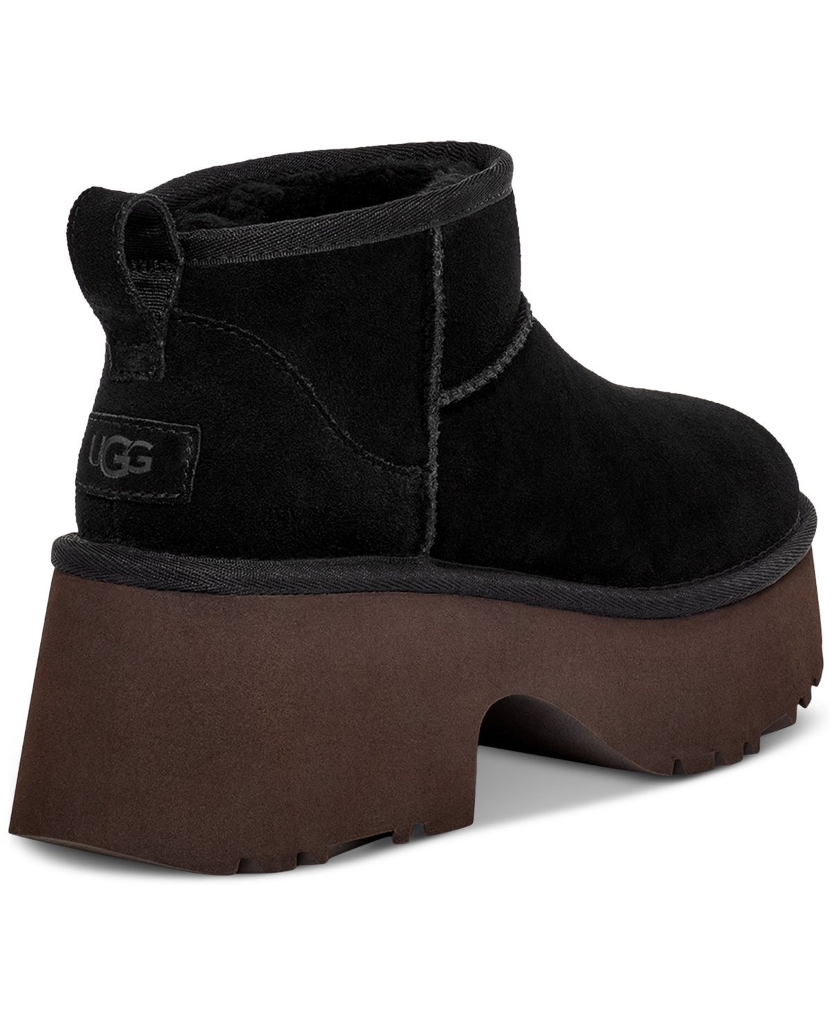 Shop Ugg Women's Classic Ultra Mini New Heights Boots In Hickory