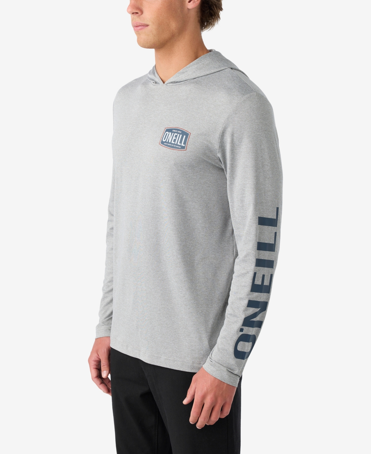 O'Neill Men's Trvlr Upf Hooded Snap Long Sleeve Pullover Sweatshirt
