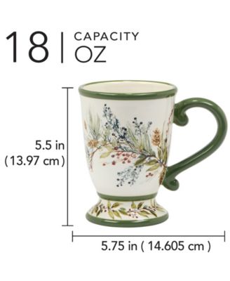 Winters Forest Mugs, Set of 4