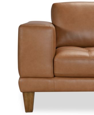 Niebee 52" Leather Chair, Created for Macy's