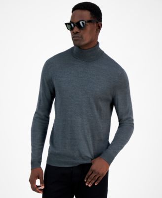 Men's Merino Wool Turtleneck Sweater