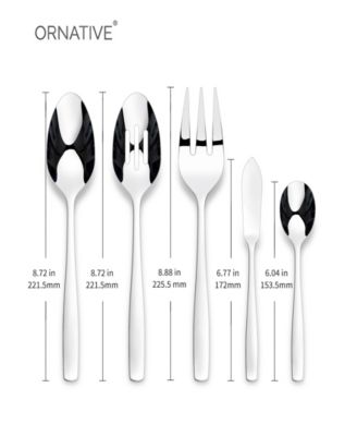 Eloise 45 Piece Flatware Set, Service for 8 