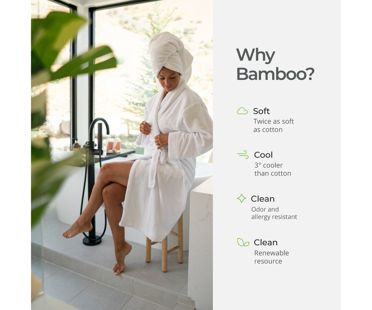 Cariloha Waffle Knit Bath Robe | Tahitian Breeze | Unisex, Small/Medium | Viscose Material | Soft, Comfortable, & Wicks Moisture