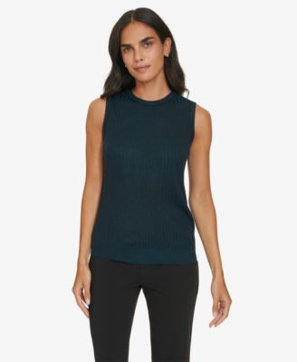 Calvin Klein - Women's Sleeveless Crewneck Sweater
