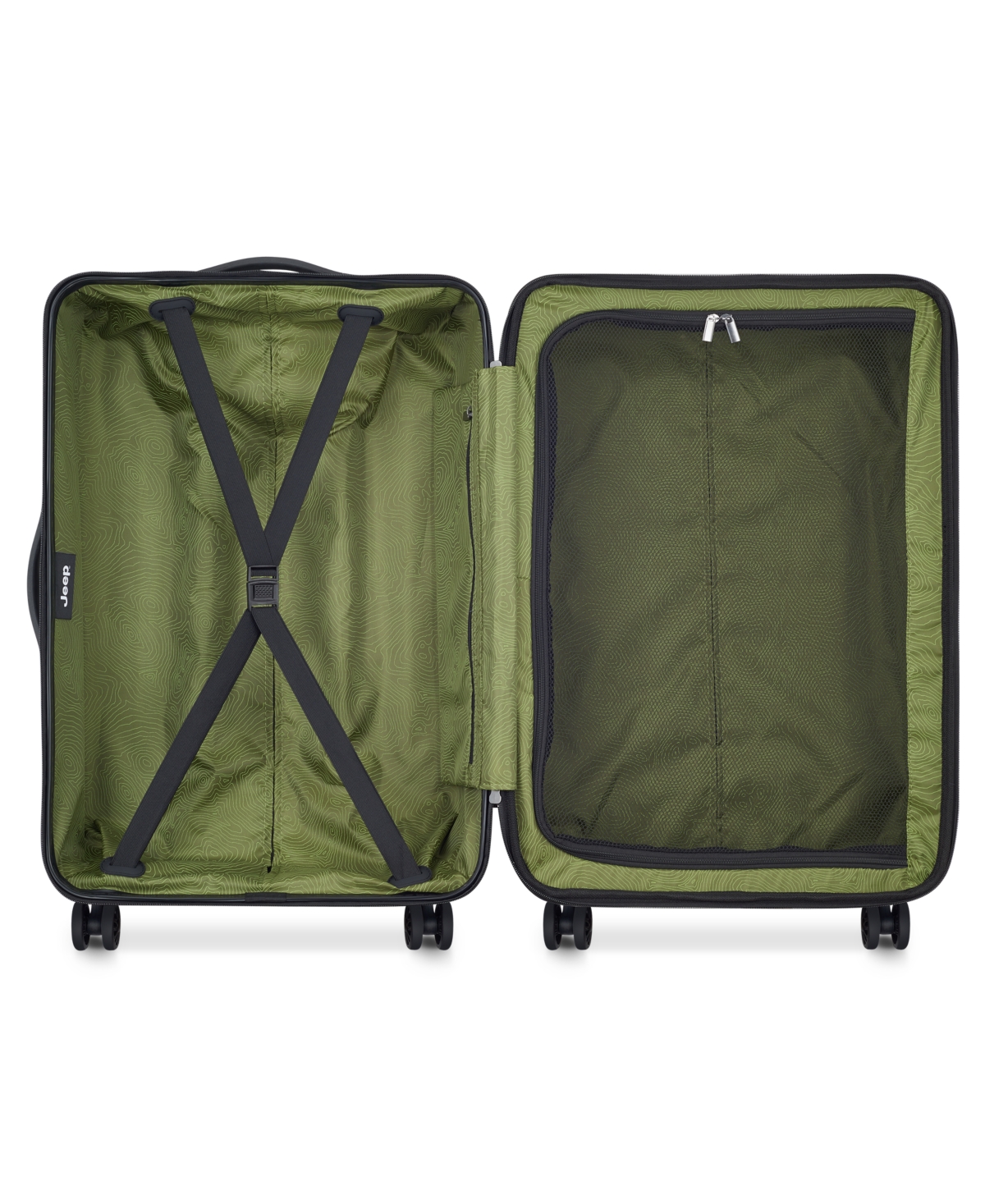 DELSEY JH004C 24" EXPANDABLE 4-DOUBLE WHEELS UPRIGHT SPINNER 