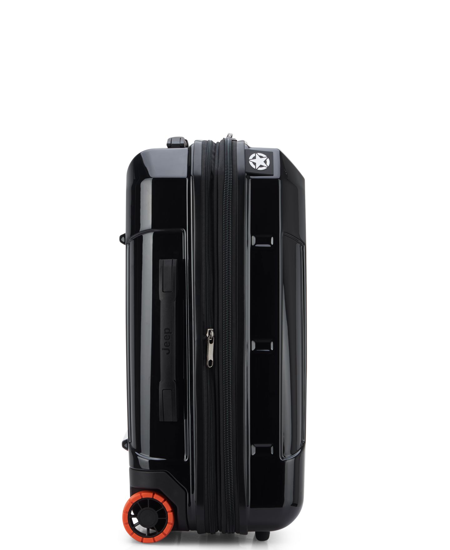 Чемодан Jeep JH003B 21" Expandable 2-Wheel Carry-On, цвет: Чёрный — фото 4