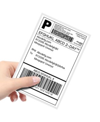 Nelko Genuine 4x6 Direct Thermal Shipping Label 220 Labels/1 Roll 4x6 Thermal Labels for PL70E Shipping Label Printer, Perforated and Strong Adhesive, Commercial Grade